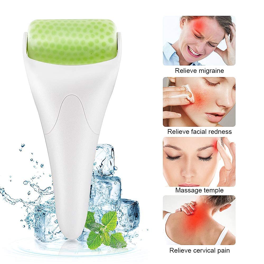 Giftock Ice Roller for Face & Eye Puffiness Migraine Relief, Ice Face Rollers for Women Facial Massager, Minor Injury, Headaches Relief, Anti Wrinkle Skin Care Product(Assorted Color)