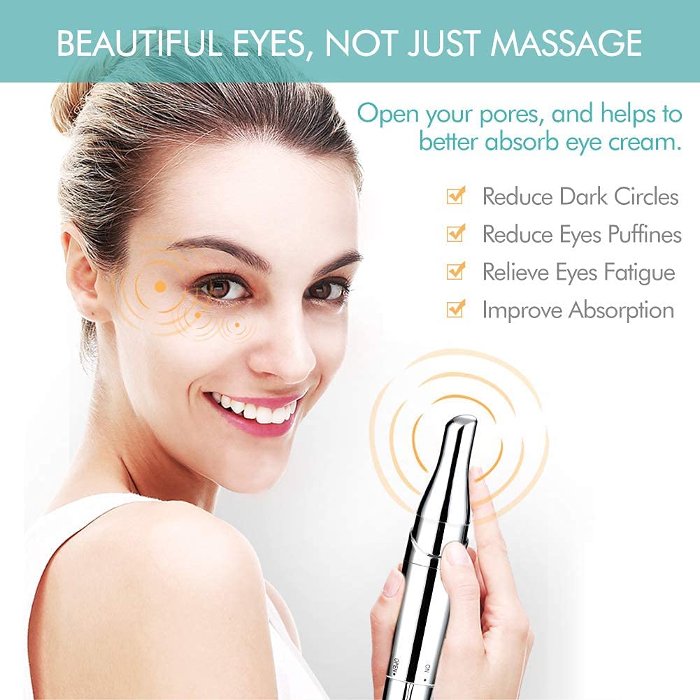 Giftock Face Roller Massager, 3-IN-1 Electric 3D Vibrating Roller Facial Massager Beauty Bar Kits Face Eye Nose Skin Care Facial Tools for Face Lift Anti-Aging Anti-Wrinkles Skin Tightening