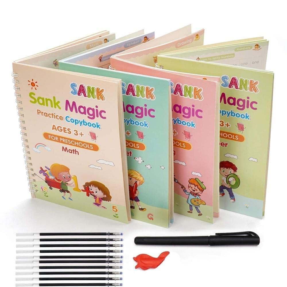 Chepaerzone Magic Book Buy 1 set & Get 1 set FREE!!! ( 8 Book + 20 Refill+2 Pen+2 Grip )