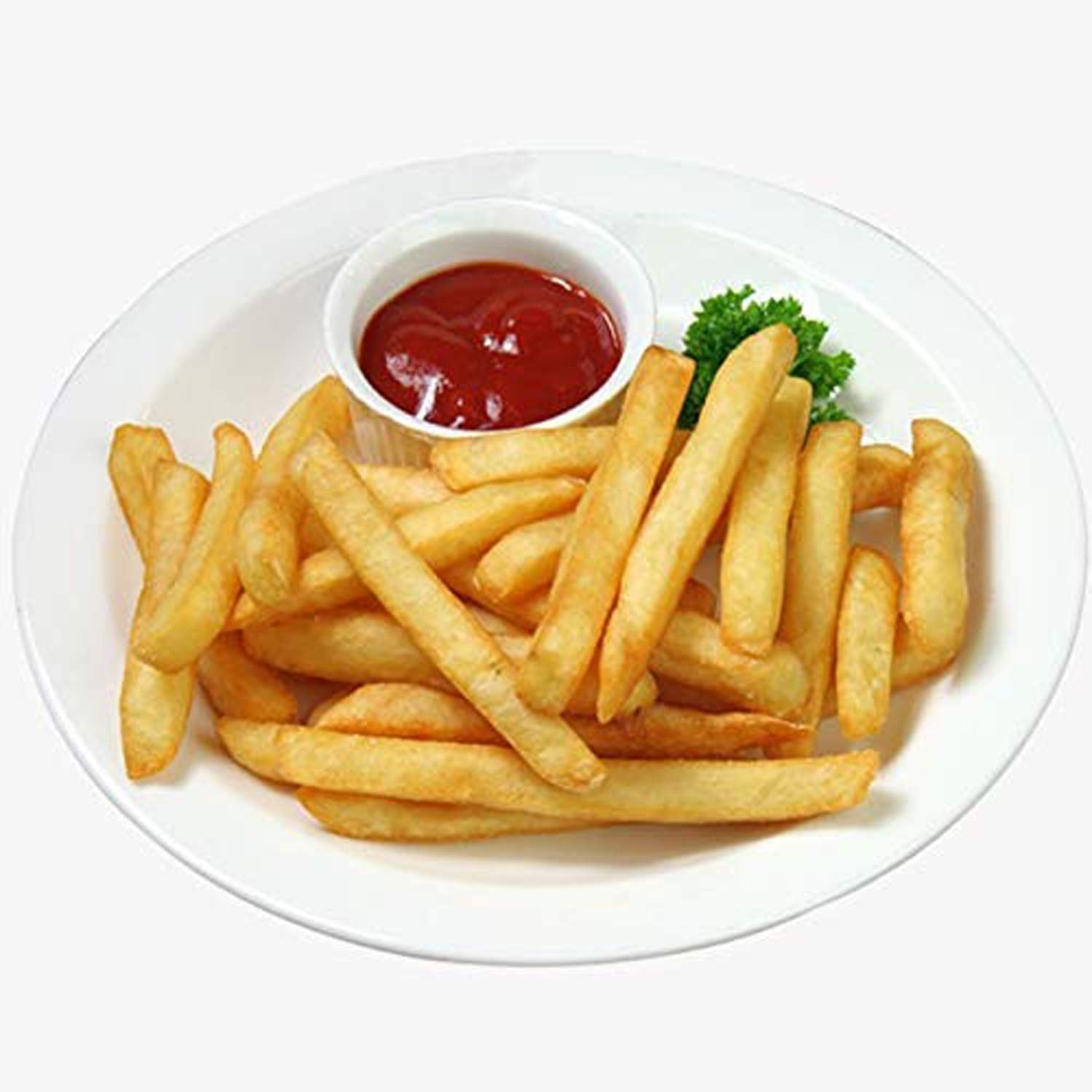 Giftock Plastic Potato Chipser French Fries, Potato Finger Chips Cutter (Red) - CTKTC30884