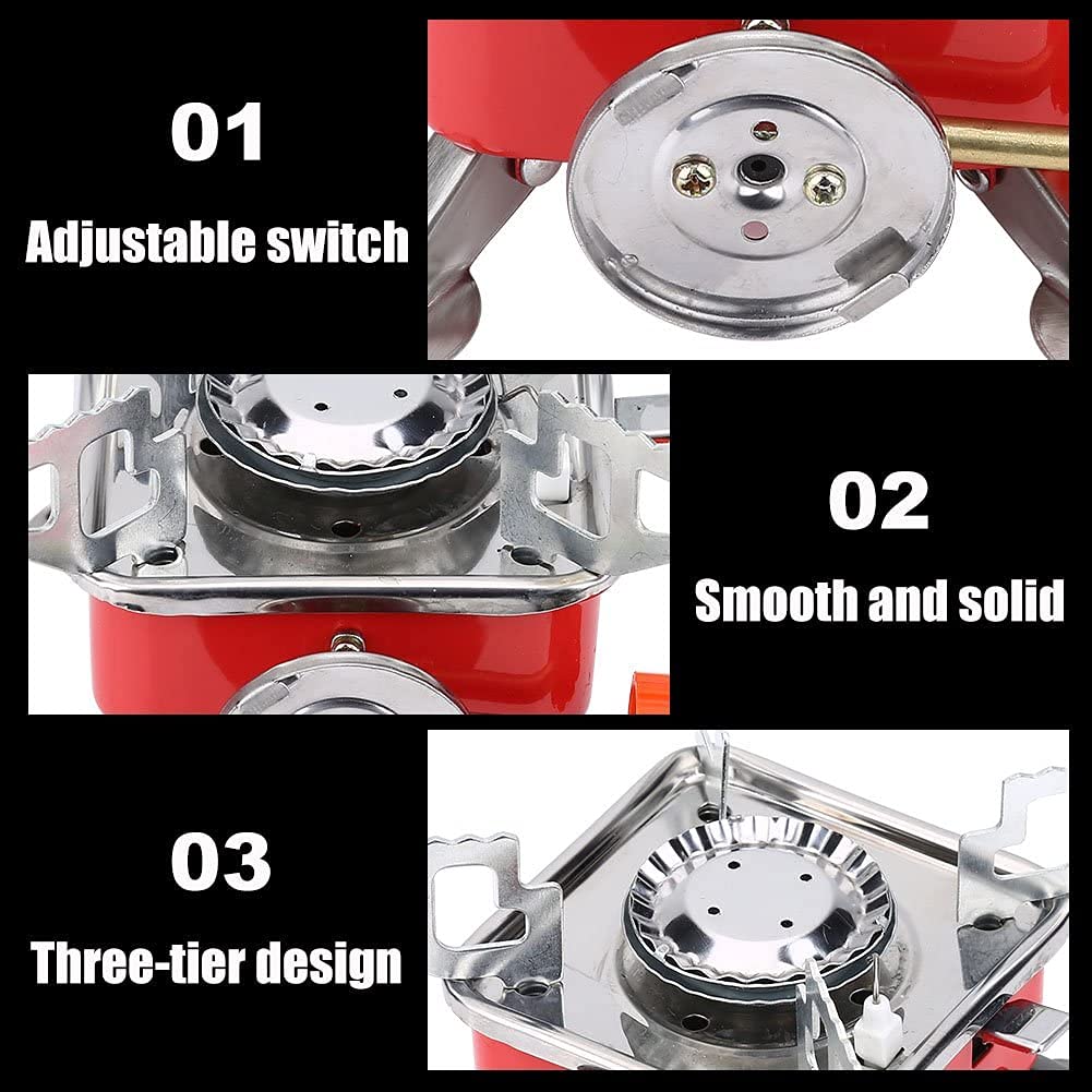 Giftock Gas Stove Stand Round Burner Stand, Glass top Gas Saver Jail Home Stove Fire & Windproof Energy Saving Stand
