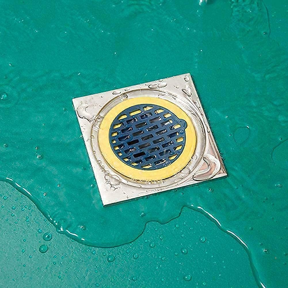 Giftock New 360° Deodorant Floor Drain, Household Bath Shower Hair Catcher Stopper Kitchen Sink Filter Drain (Set of 1).