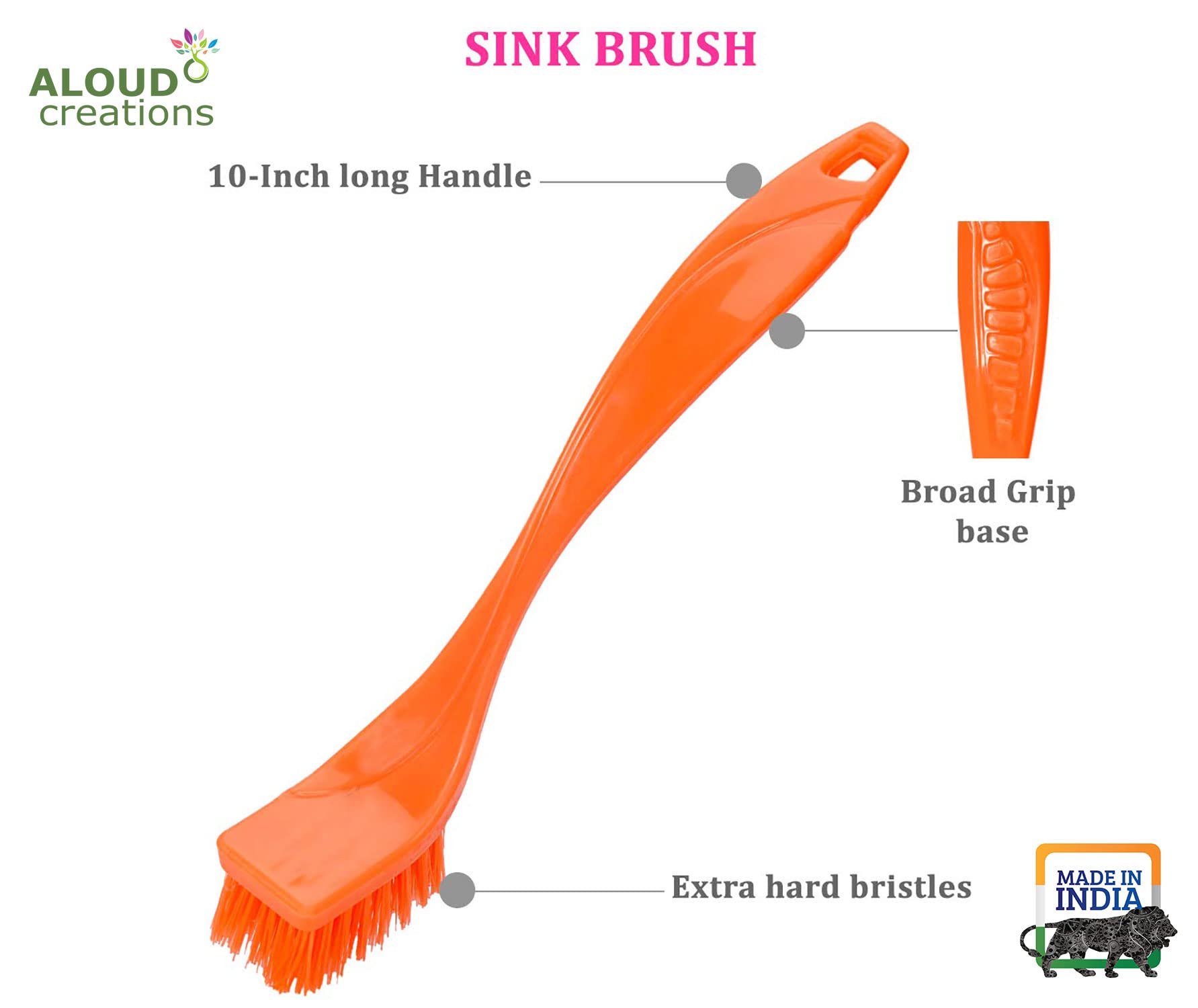 Giftocketail Set of 3 Pc Gas Cleaning Brush | Steel Brush | Wire Brush | Gas Stove Cleaning Brush | Kitchen Tools Cleaning Kit | Chimney Cleaning Brush | Burner Cleaner Brush | Pack of 1 (3pc each)