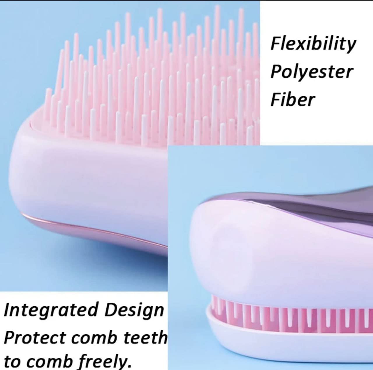 Giftock Detangling Hair Comb Brush, Detangler Hair Brush For Women Men & Kids(Multicolor)