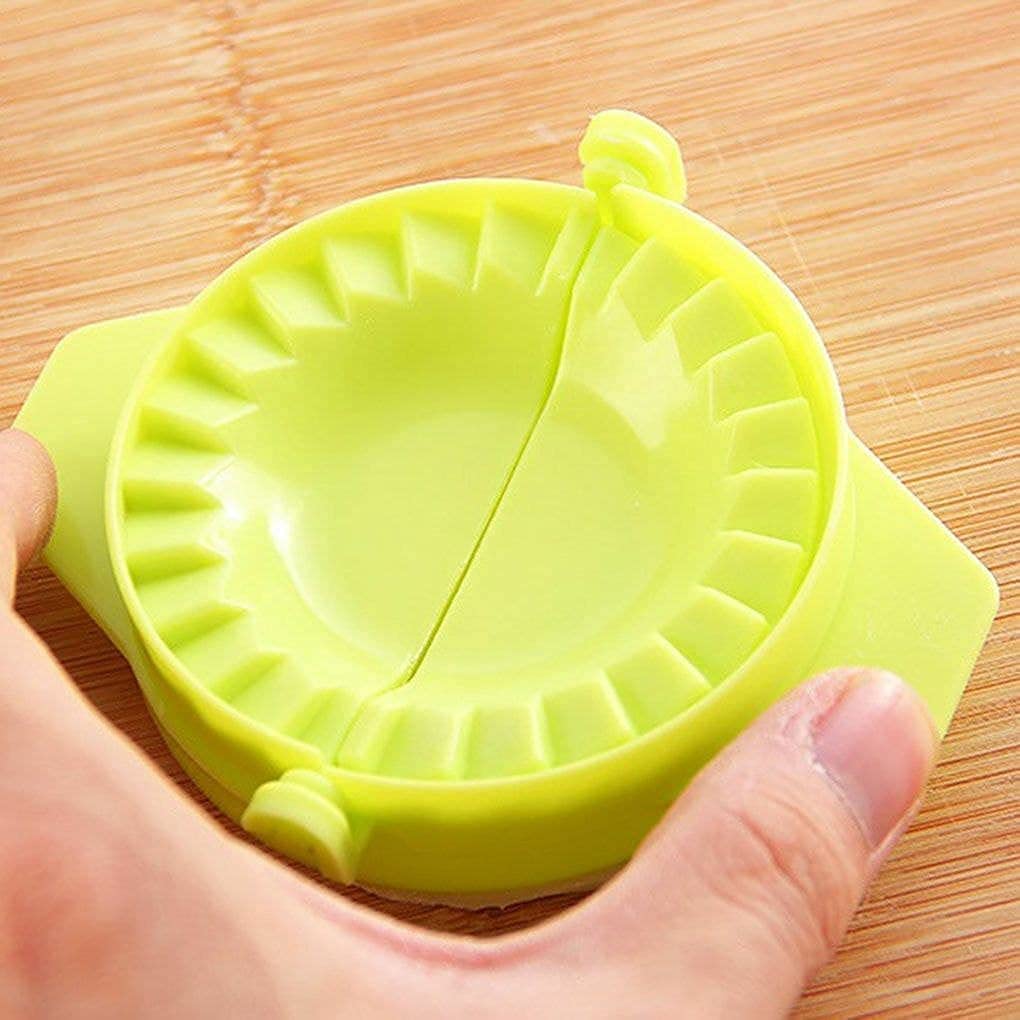 Giftock Plastic Momos Maker Garijalu Maker Tool Gujiya Maker Device Easy Mould Machine Cooking Tool Multicolor