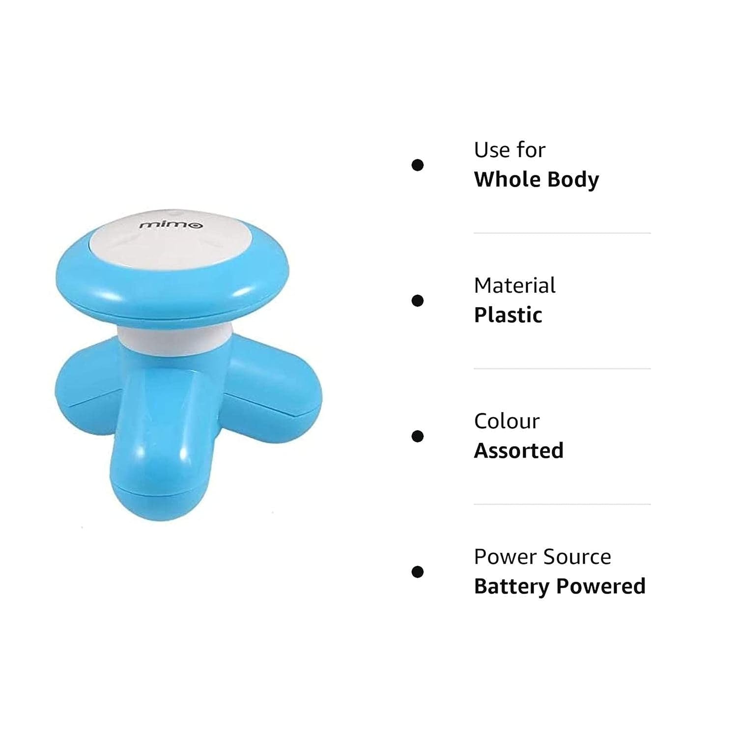 Giftock Acupressure Electric Mini Full Body Vibration Massager mimo mini vibration full body massager slimming body massager For pain relief with USB Port