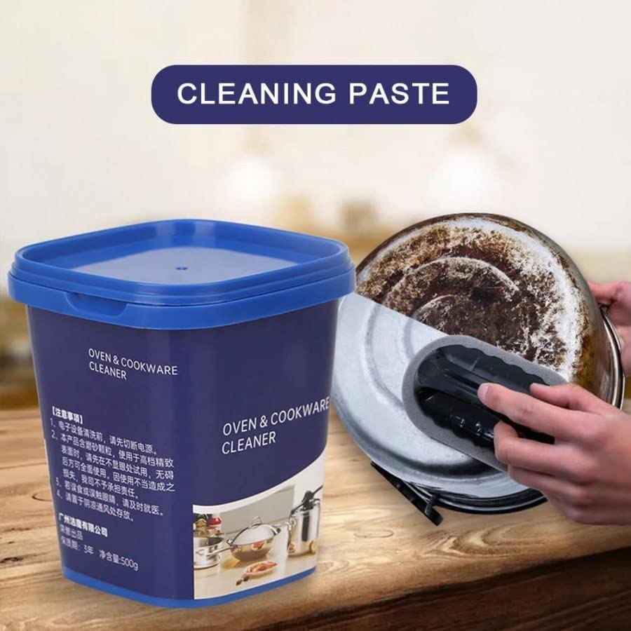 Giftock Oven and Cookware Cleaner Power Pot Bottom Black Scale Decontamination Household Stainless Steel [500 Gr]
