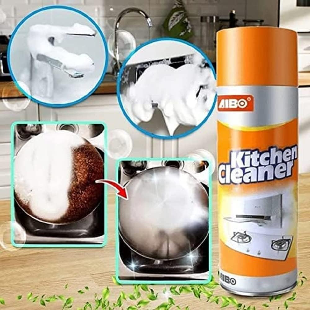 Giftock Oil Stain Removing Hood Oven magic kitchen stain cleaner kitchen cleaning spray Grease Bubble Liquid Kitchen Foam Cleaner All Purpose Kitchen Cleaner detergent