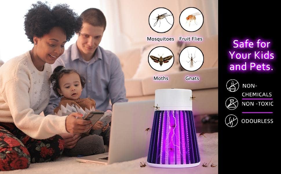 Giftock Mosquito-Killer-Lamp-International-Eco-Friendly-Bug-Zapper-Electric-Mosquito-Lamp-Dual-Mosquito-Zapper