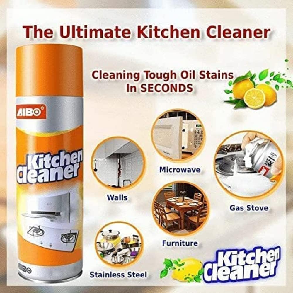 Giftock Oil Stain Removing Hood Oven magic kitchen stain cleaner kitchen cleaning spray Grease Bubble Liquid Kitchen Foam Cleaner All Purpose Kitchen Cleaner detergent