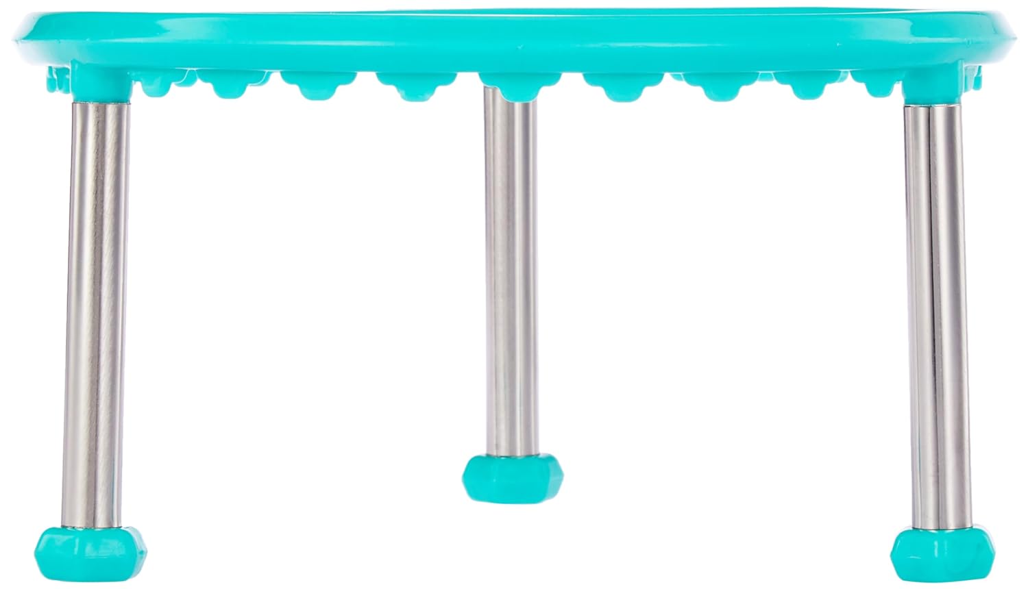 Giftock Plastic Pot Stand Stainless Steel Legs/Matka Stand/Single Ring Matka Stand -2 pcs