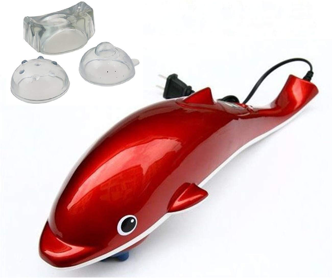 Giftock Big Dolphin Plastic Infrared Hammer Full Body Massager for Pain Relief and Muscle Relax (Colour May Vary)