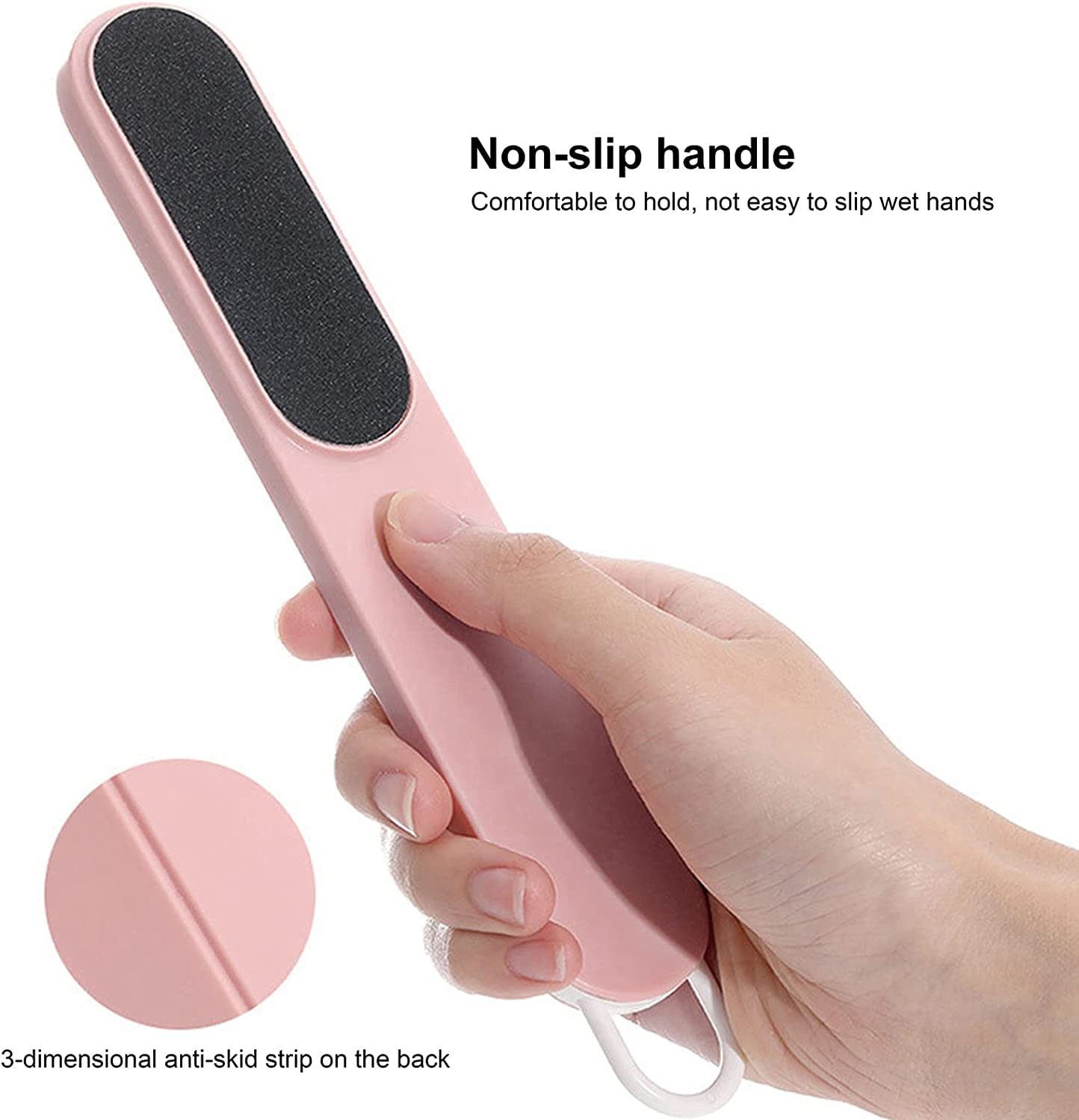 Giftock Premium Foot Scrubber Dead Skin Remover | Portable Pedicure File For Dead Hard Skin | Foot Rubbing Brush to Remove Callus, Cracked Heels, Dry and Thick Rough Skin, and Foot Corns.