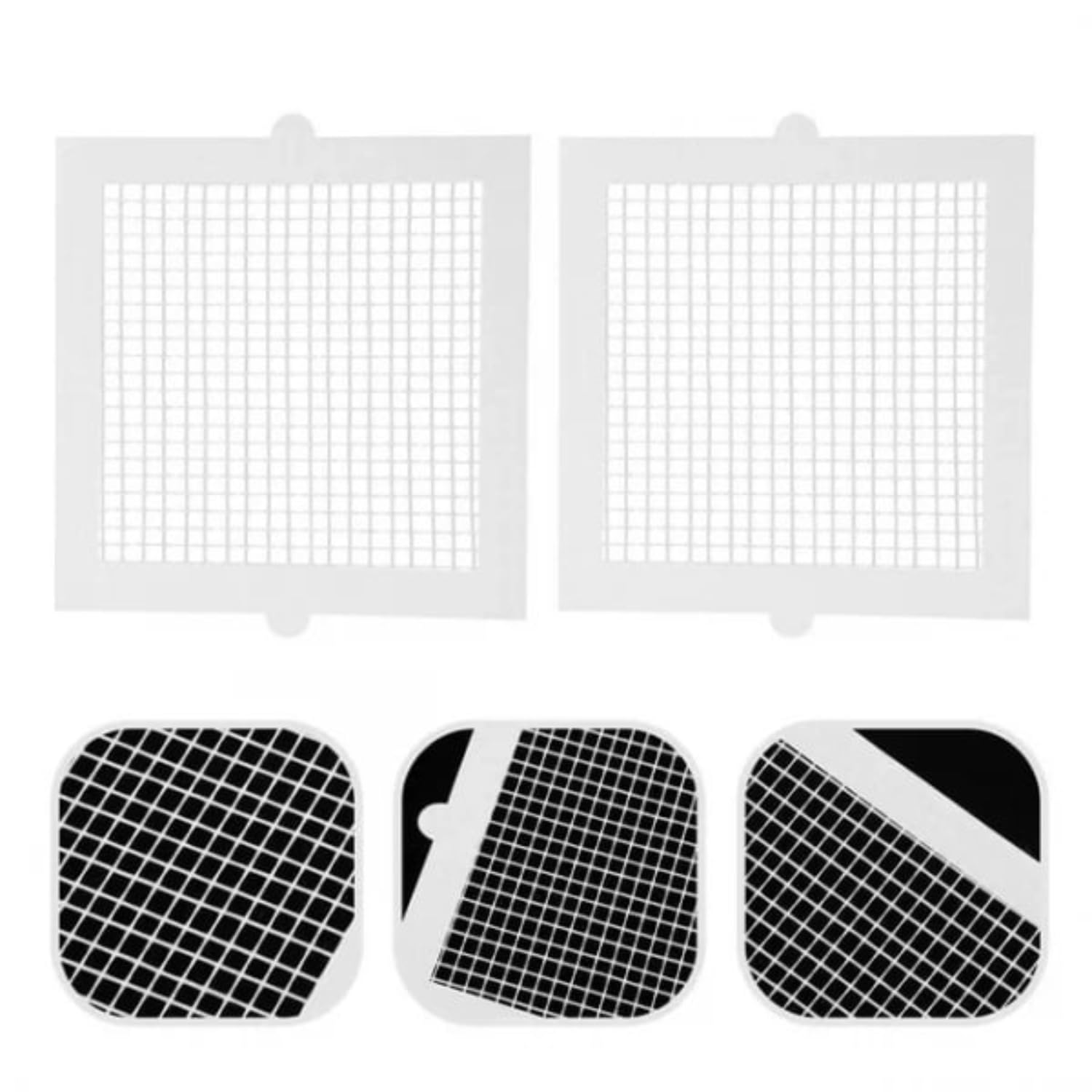 Giftock Kitchen Sink Strainer - Disposable Shower Drain Cover Hair Catcher Shower Drain Mesh Stickers, Reusable and Versatile Drain Cover for Bathroom Laundry Bathtub Kitchen Sink, 10x10cm (Round)