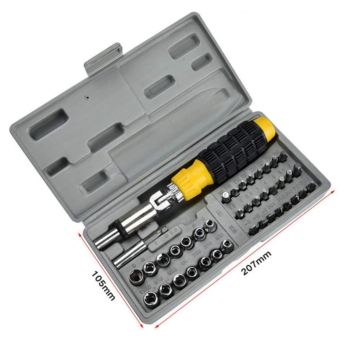 Giftock Multipurpose Tool Kit Screwdriver Set - 41 in 1 Pc Tool Kit Screwdriver and Socket Set Screwdriver Set for Home Screwdriver kit Home Tool kit