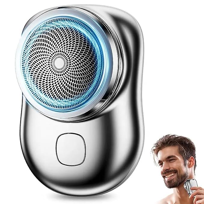 Giftock New Mini Shaver Portable Electric Shaver Mini Pocket Fashion Shaver Electric Razor Shavers for Men Rechargeable Shaver