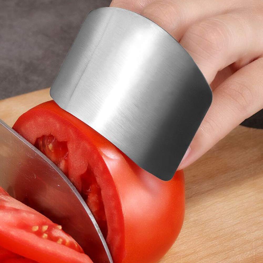 Giftock FDCFG Stainless Steel Finger Cutting Protector Hand Guard | Finger Protector Safe Chopping Hand Guard Pack of (1)