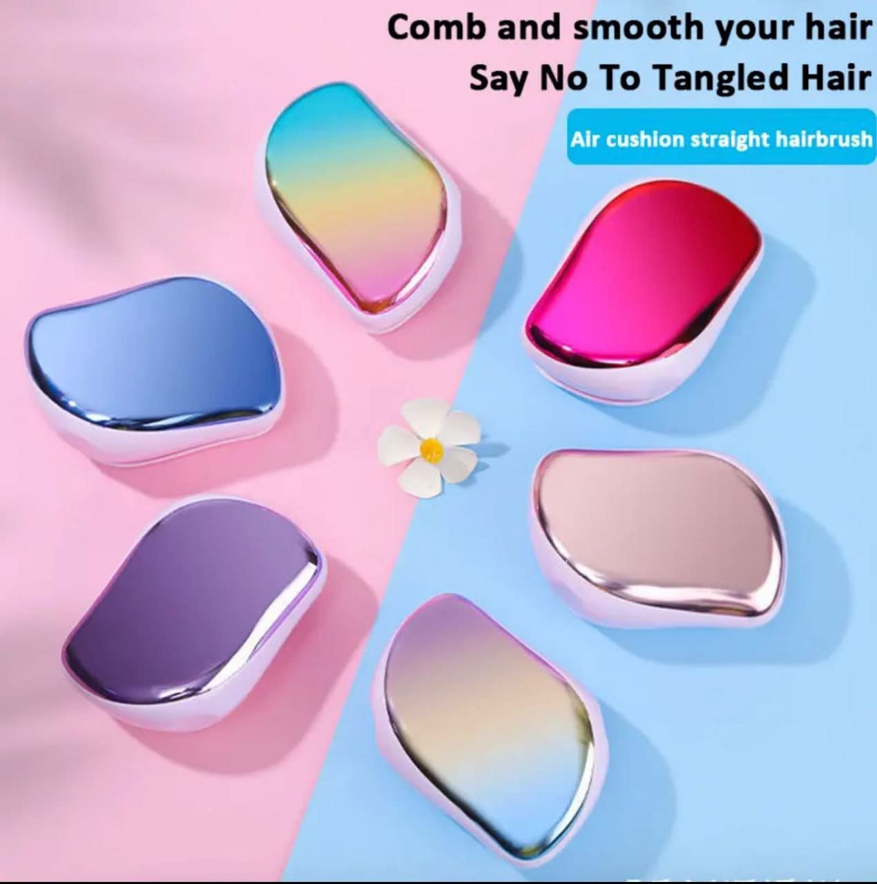 Giftock Detangling Hair Comb Brush, Detangler Hair Brush For Women Men & Kids(Multicolor)