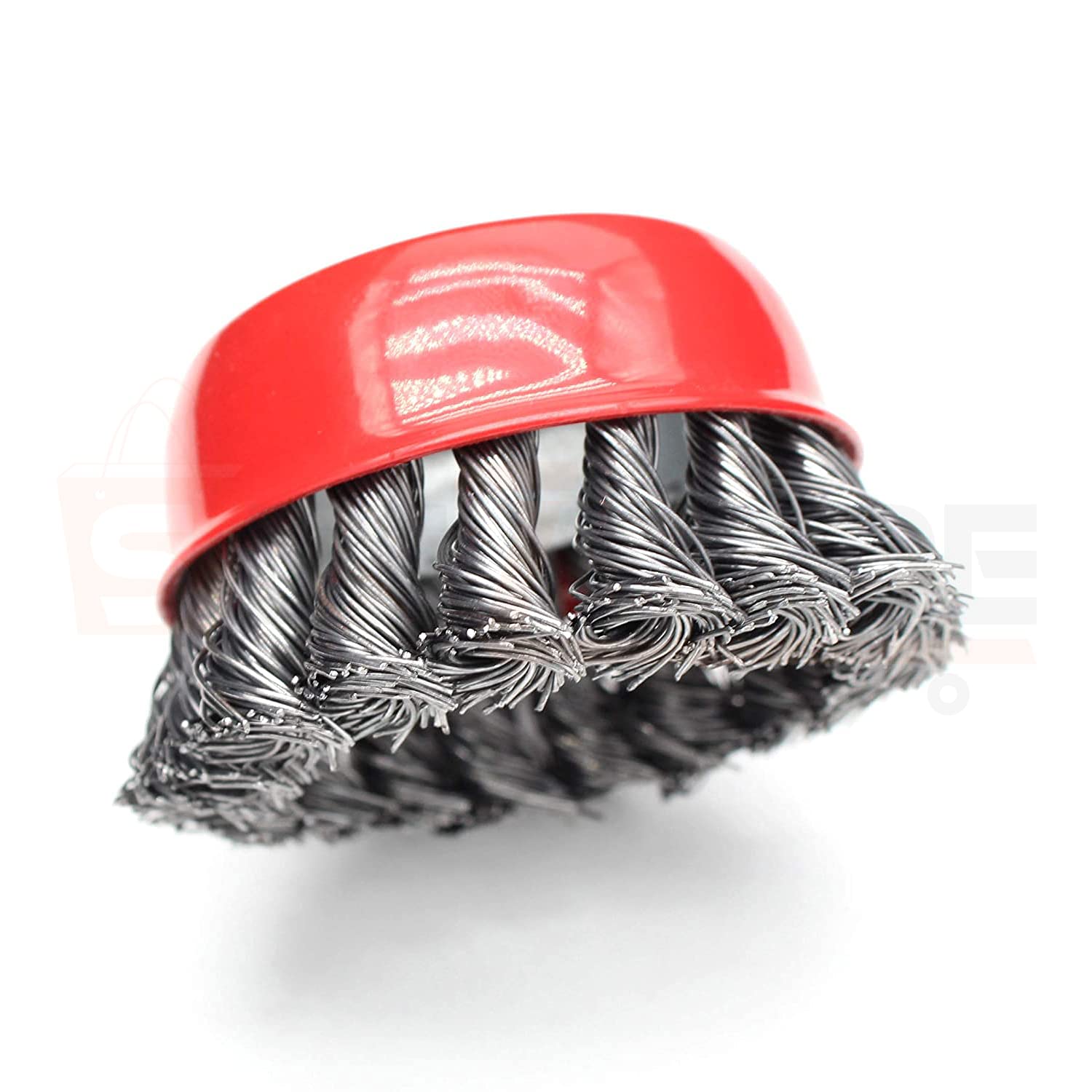 Giftock Wire Wheel Cup Brush Twisted Cup Brush for Removing Rust, Paint, Polishing