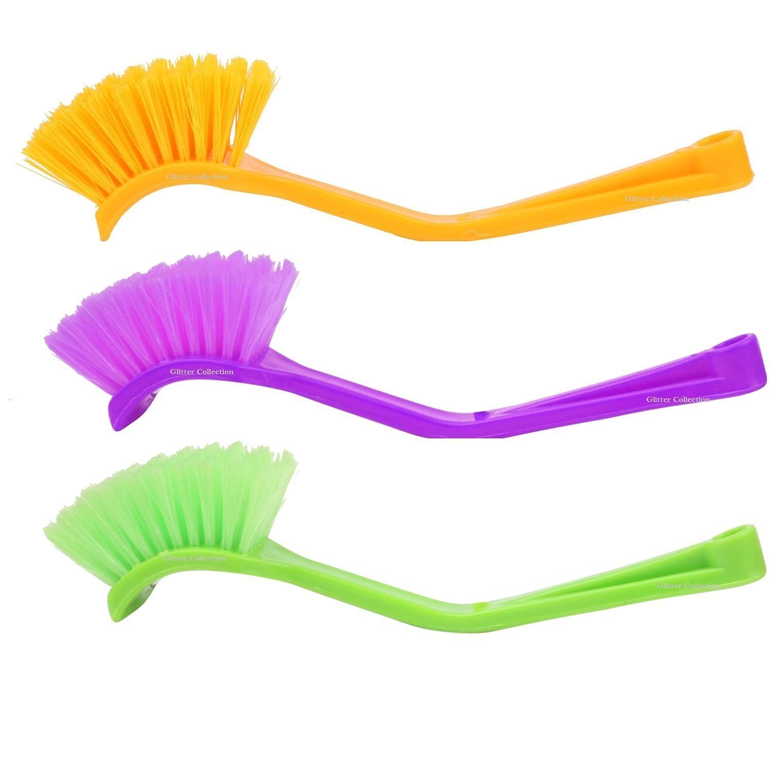 Giftocketail Set of 3 Pc Gas Cleaning Brush | Steel Brush | Wire Brush | Gas Stove Cleaning Brush | Kitchen Tools Cleaning Kit | Chimney Cleaning Brush | Burner Cleaner Brush | Pack of 1 (3pc each)