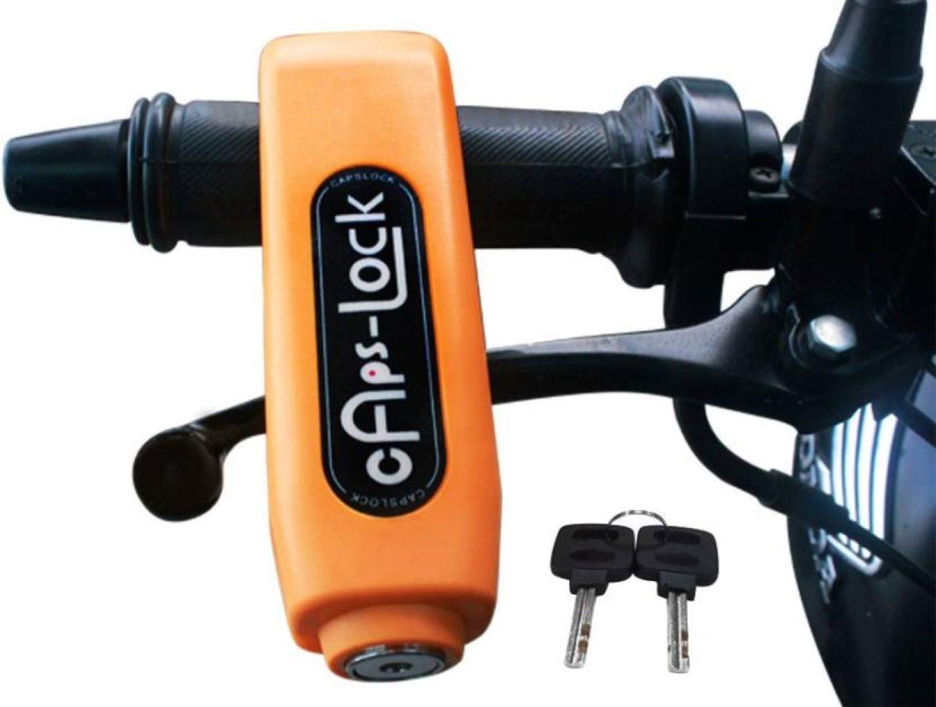 Giftock Heavy Duty Bike Brake Lock - Locking System by Holding Handle Bar with Brake Lever for All Bikes & Scooters (Multicoloured)