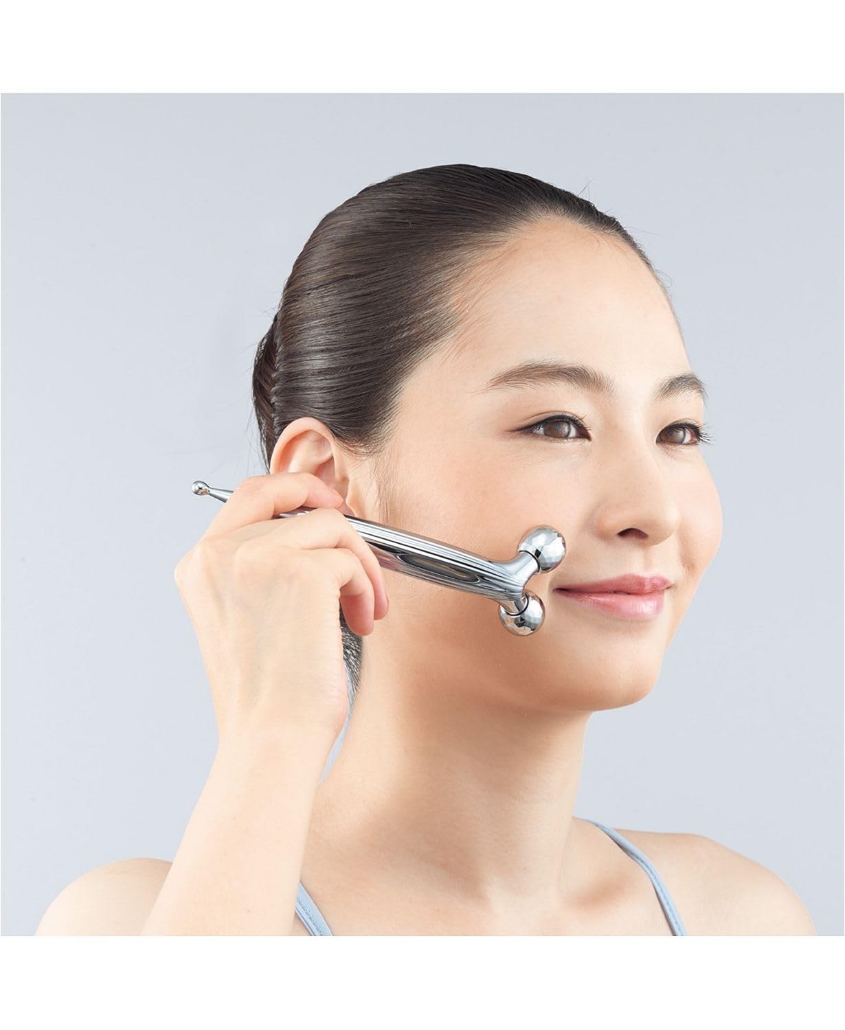 Giftock 3D Roller Massager for Face and Body | Natural Facial and Body Toning and Contouring with Chrome Balls for Radiant Skin (Body)