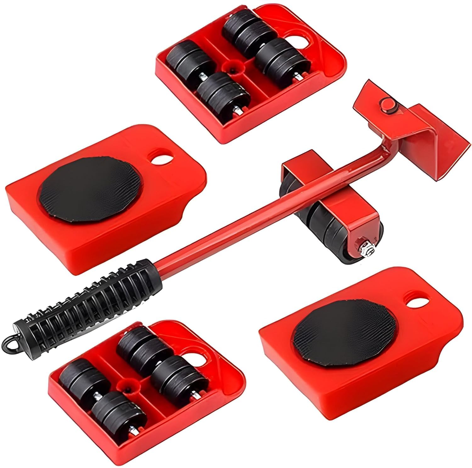 Giftock Heavy Duty Furniture Lifting Moving Tool with Wheel Pads Easy and Safe Moving Slider Tools Ideal for Shifting Washing Machines, Fridge, Sofa and Wardrobes (Multicolor, Set of 1)