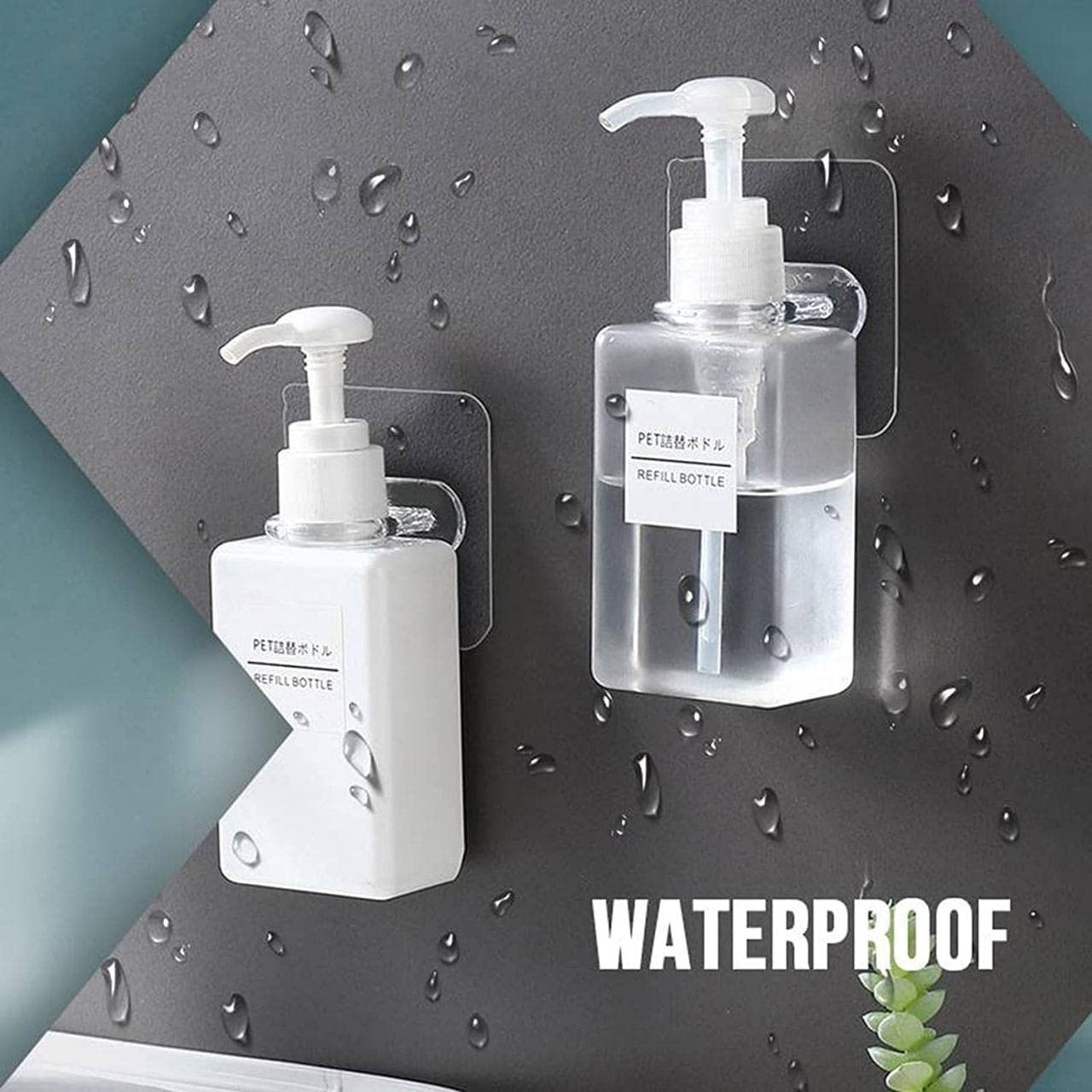 Giftock Hooks for Wall - Multi-Functional Transparent Heavy Plastic Adhesive Wall Magic Hook Sticker Cabinet Bathroom Storage Round Sticker for Kitchen, Home, Bathroom(Set of 5)