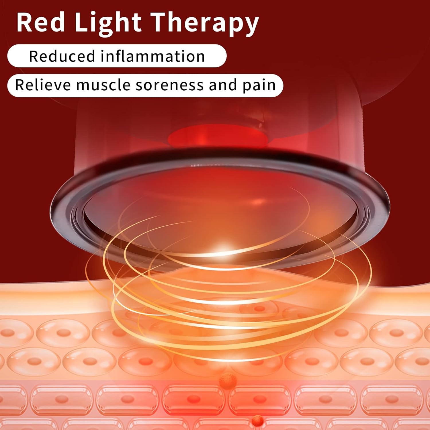 Giftock Smart Electric Cupping Therapy Set,Portable Massager 12 Levels Suction And Infrared Heating Muscle Massage Vacuum Therapy Machine,Multifunctional Dynamic Red Light Gua Sha Cupping Tool