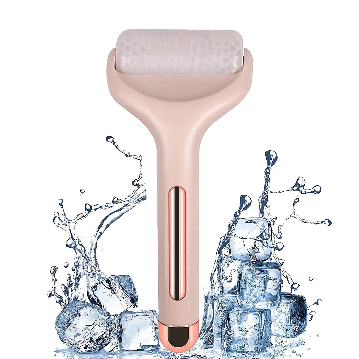 Giftock Ice Roller Face Massager Facial Skin Care Tool with Cooling Gel for Face and Eyes, Puffiness and Pain Relief for Women & Men