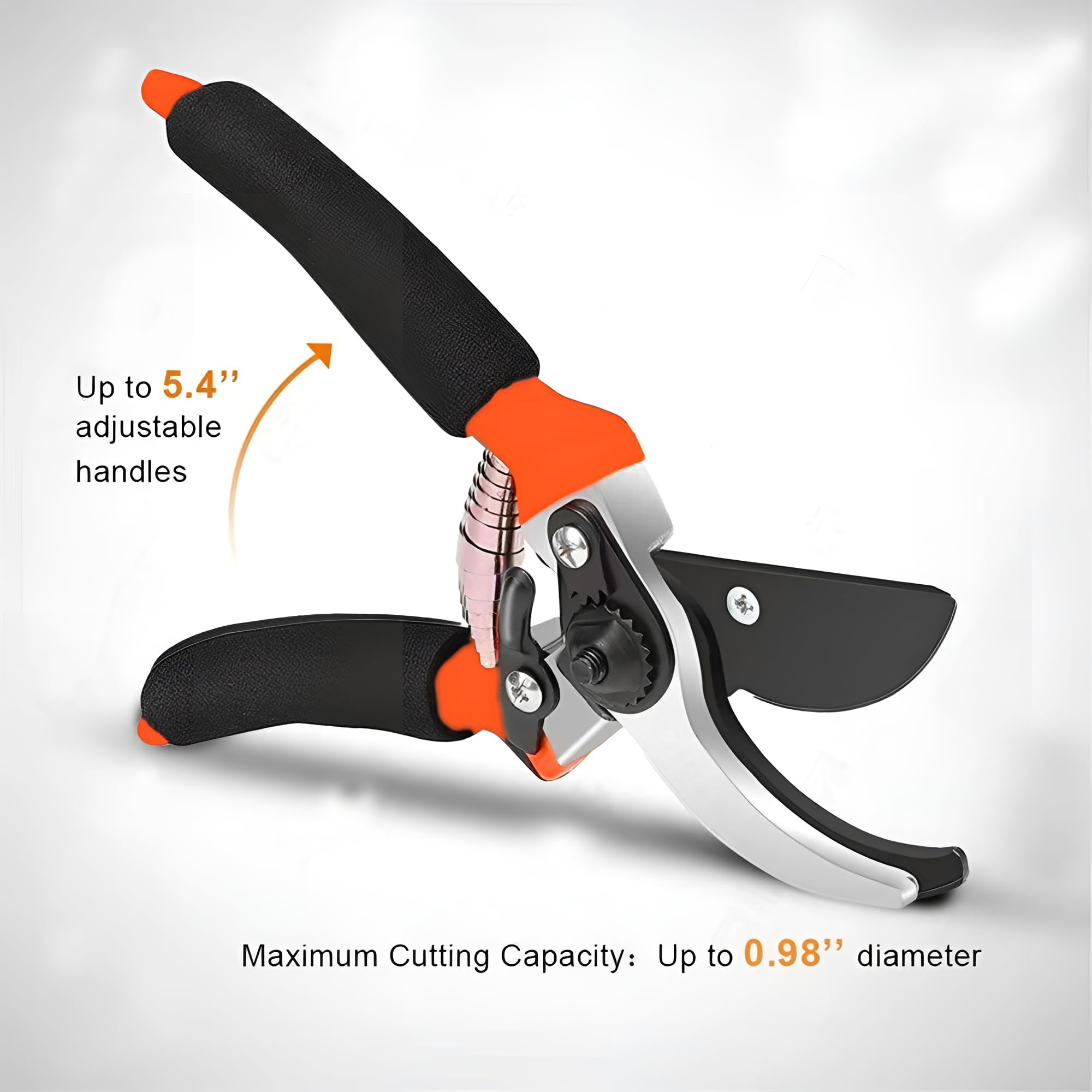 Giftock Heavy Duty Plant Cutter For Home Garden | Grip-Handle Flower Sharp Cutter | 8 Inch Garden Bypass Pruning Shears | Pruners Scissor with Safety Lock | Garden Scissors For Home Gardening