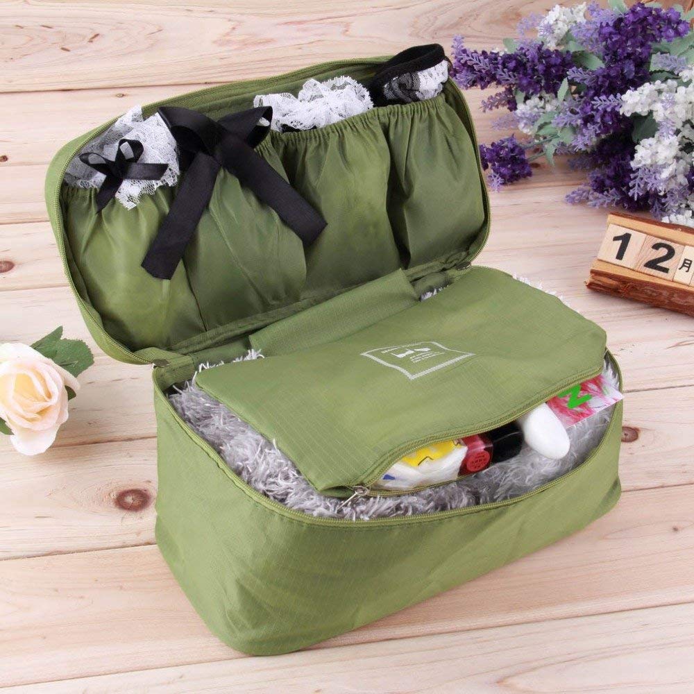 Giftock Multipurpose Waterproof Travel Storage Bag for Undergarments, Inner wear, Toiletries & Travels Cosmetics for Women Men Travel Pouch Kit Bag (Multi color)