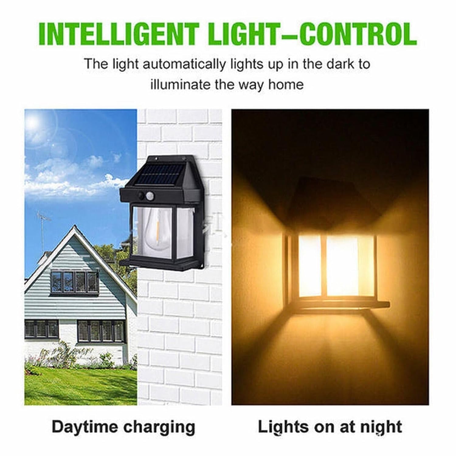 Giftock New Wireless Dusk to Dawn Motion Sensor LED Wall Sconce, Solar Light Outdoor Wall Light, Solar Lamp with Motion Sensor, Waterproof Outdoor Lamp for Garden, Patio, Yard (1 pc)