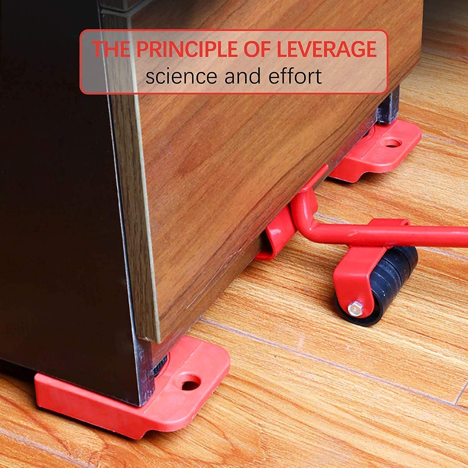 Giftock Heavy Duty Furniture Lifting Moving Tool with Wheel Pads Easy and Safe Moving Slider Tools Ideal for Shifting Washing Machines, Fridge, Sofa and Wardrobes (Multicolor, Set of 1)