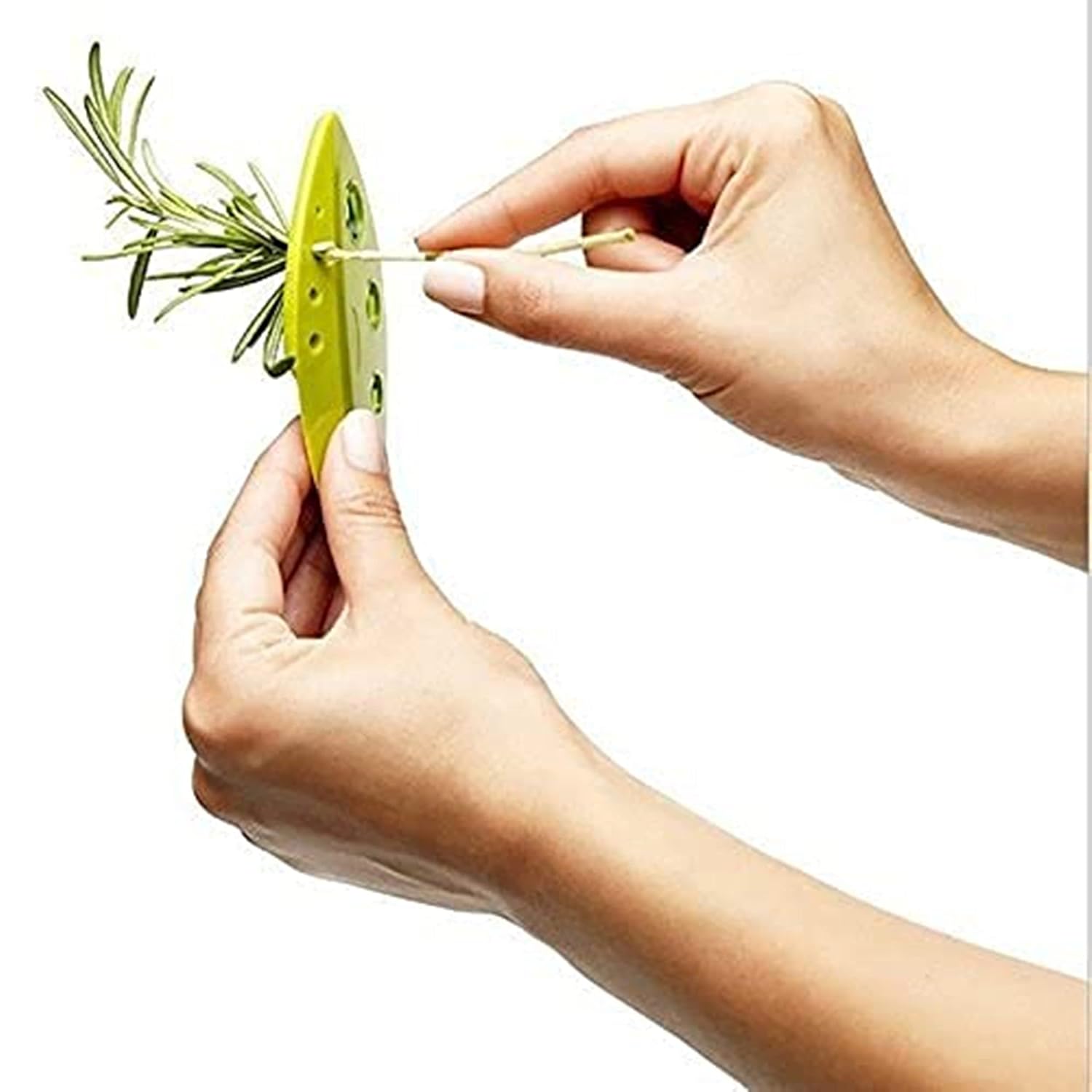 Giftock Vegetable Leaf Stripper, Plastic Leaves Remover Kale, Chard, Collard Greens Loose Leaf Herb Stripper Vegetable Leaf Stripping Device (Pack of 1)