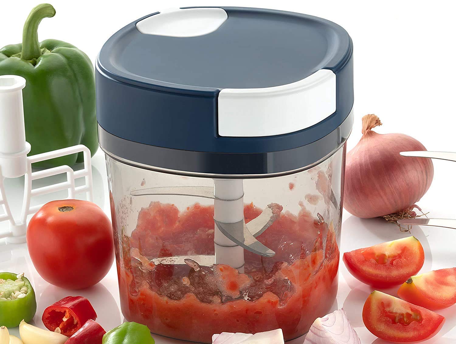 Giftock Mini Handy and Compact Chopper for effortlessly Chopping MAHANT Trade for Your Kitchen (500 ML Quick Chopper)