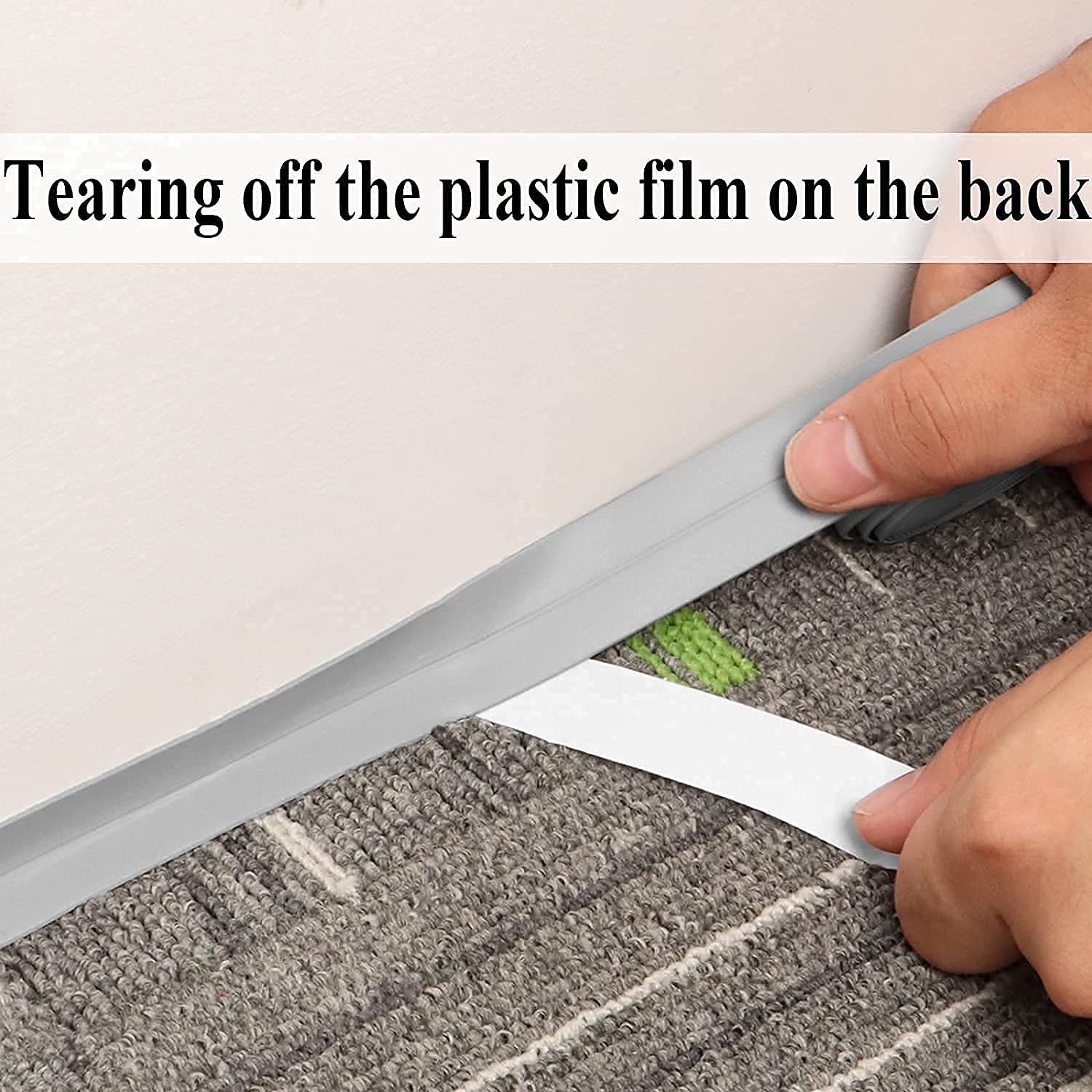 Giftock Waterproof Seal Strip 3.2Meter Length Self Adhesive Caulk Sealer Tape Bath and Wall Sealing Strip Sink Basin Edge Trim (4cm Wide /3.2M Length)