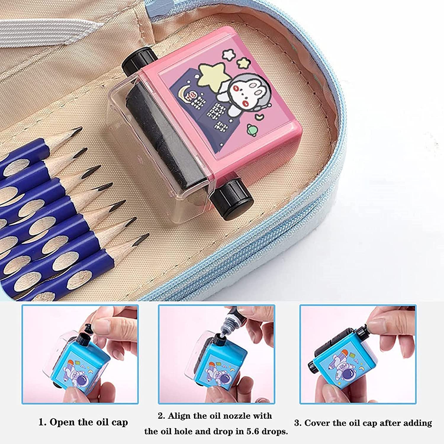 Giftock Smart Number Rolling Maths Stamps for Kids, Subtraction Maths Roller Stamp, Smart Math Roller 100 Learning Toy for Preschool, Stamp Art for Kids (Pack of 1- Multicolor) (Subtraction)