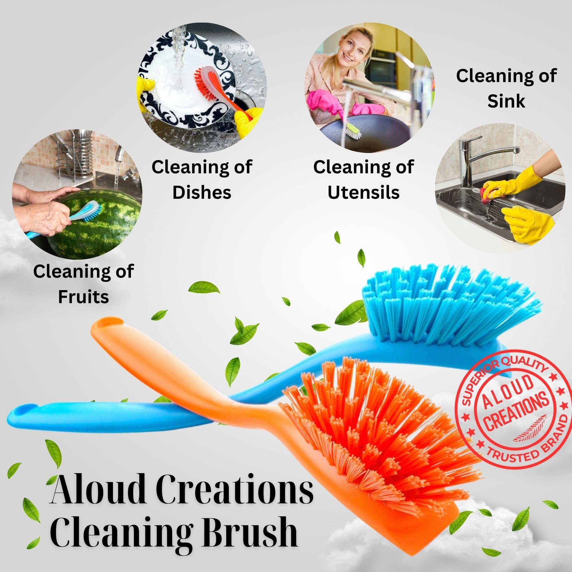 Giftocketail Set of 3 Pc Gas Cleaning Brush | Steel Brush | Wire Brush | Gas Stove Cleaning Brush | Kitchen Tools Cleaning Kit | Chimney Cleaning Brush | Burner Cleaner Brush | Pack of 1 (3pc each)