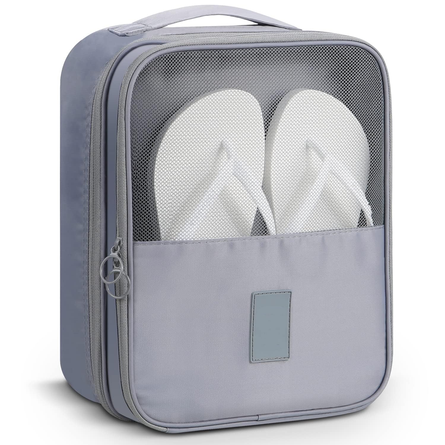 Giftock Compact Shoe Bag/Organizer/Pouch | Protect 3 Pairs of Shoes | Perfect for Travel and Daily Storage (Black)