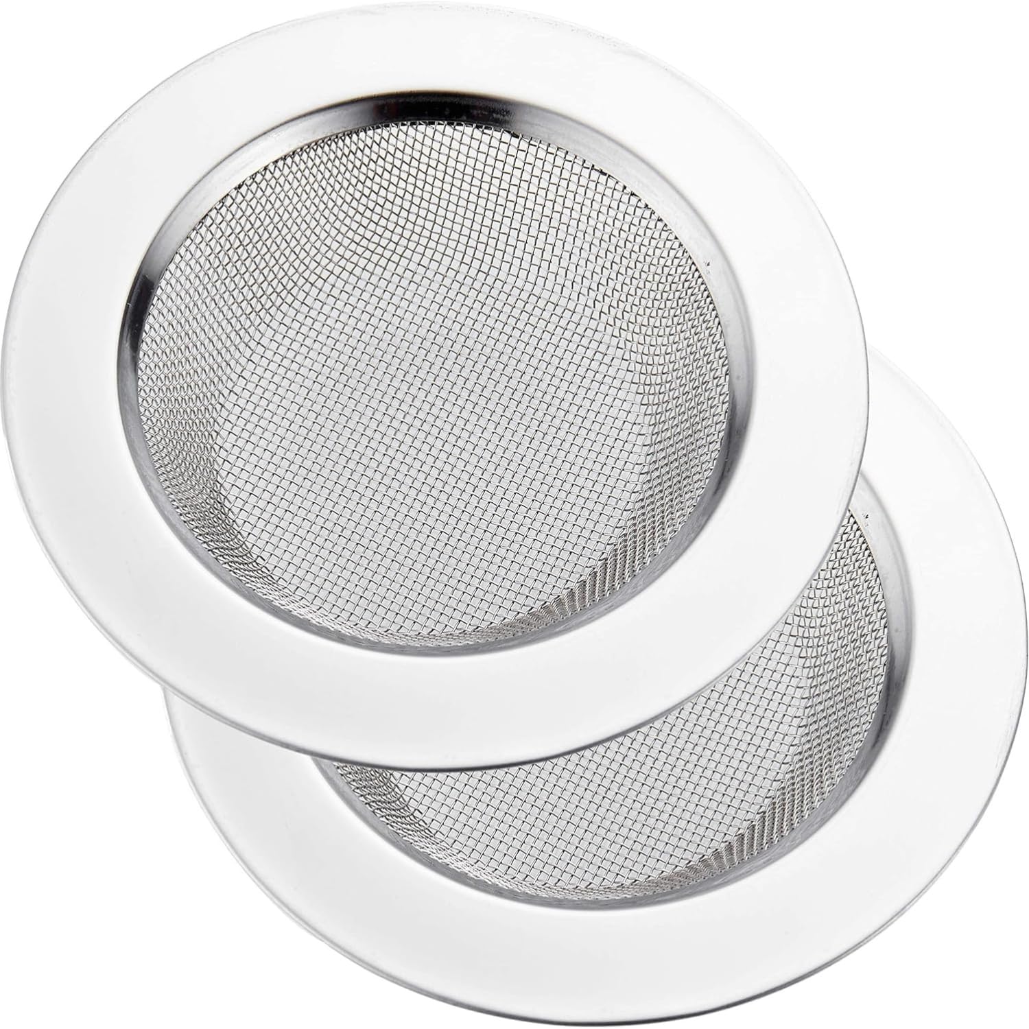 Giftock Kitchen Sink Strainer - Disposable Shower Drain Cover Hair Catcher Shower Drain Mesh Stickers, Reusable and Versatile Drain Cover for Bathroom Laundry Bathtub Kitchen Sink, 10x10cm (Round)