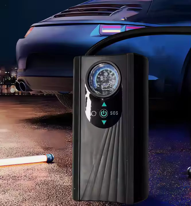 Abs 12V Electric Tyre Inflator for Tire Inflation Airpump Electric Air Pump