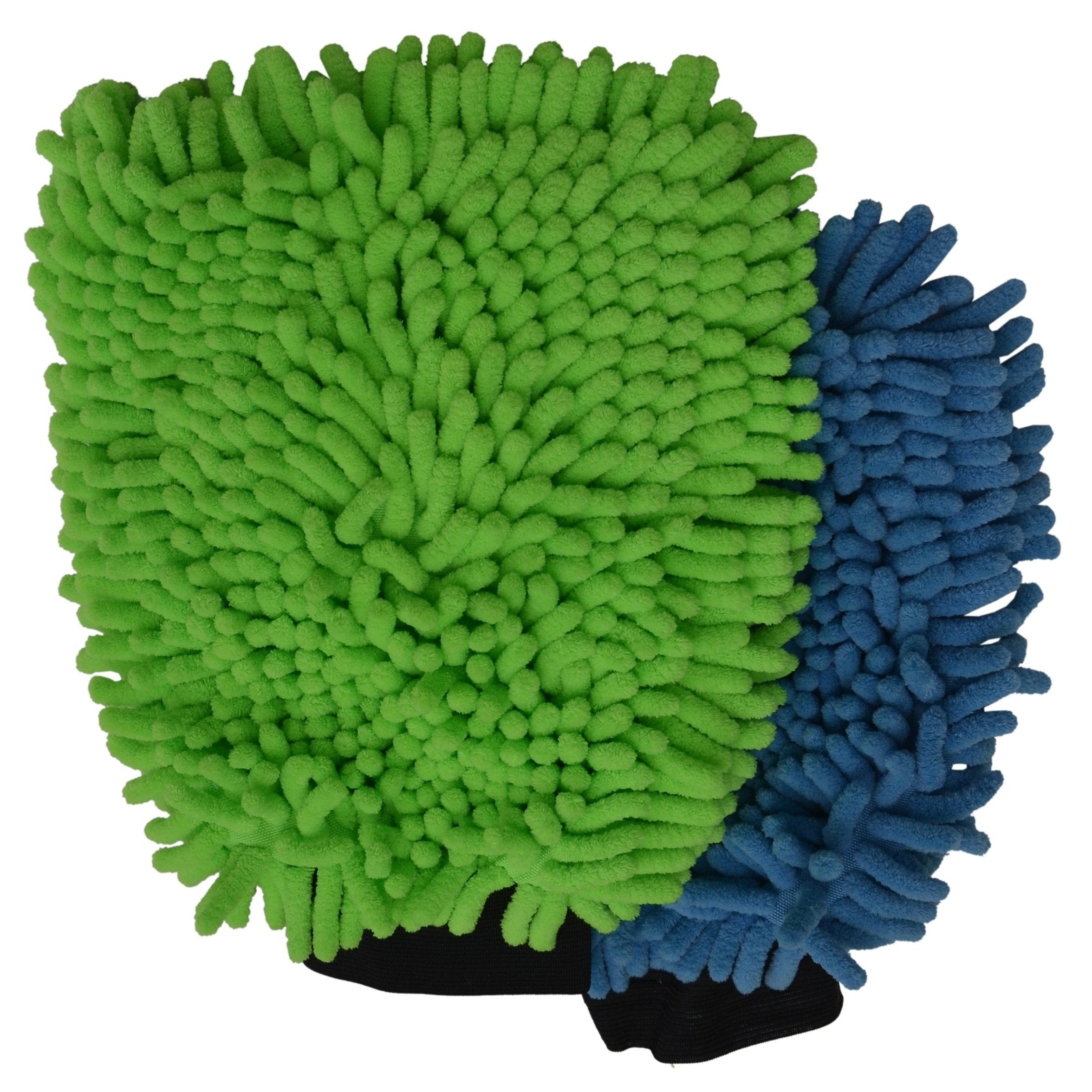 Giftock Microfiber Wash and Dust Chenille Mitt Cleaning Gloves (1 PC Single Sided, Extra Large, Big Chenille Mitt Glove) Multicolor