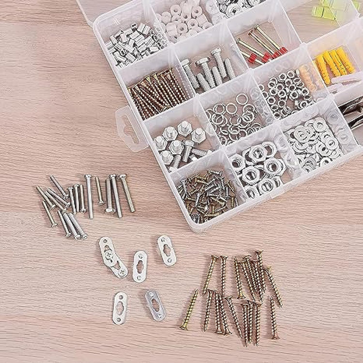 Giftock Sr 36 Grid Cells Multipurpose Clear Transparent Plastic Storage Box With Removable Dividers Jewelry Box Organizer Storage Container