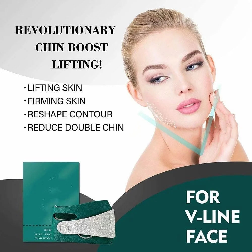 V Line Face Shaper Women Chin Cheek Lift Up Belt Face Lifting Belt Elastic Face Slimming