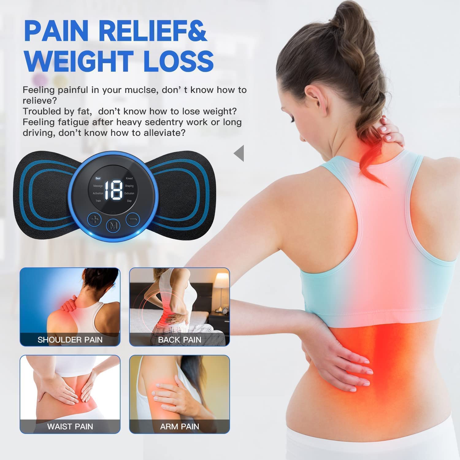 New Trending Full Body Mini Butterfly Tens Massager