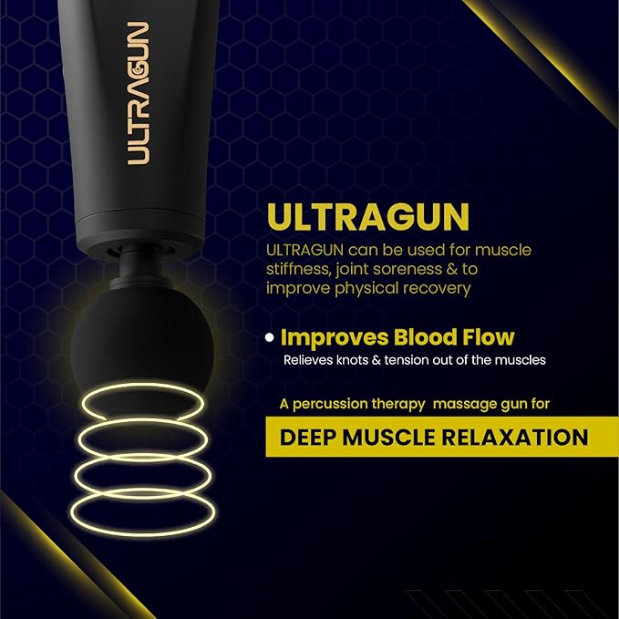UltraCare PRO Ultragun Massage Gun For Full Body Relaxation|Deep Tissue Percussion Massager Machine For Muscle