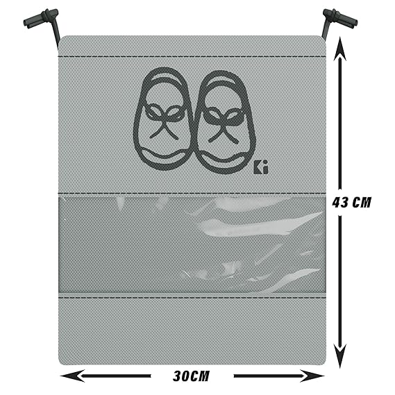 Shoe Cover/String Bag Organizer|Shoe Print & Non Woven Material